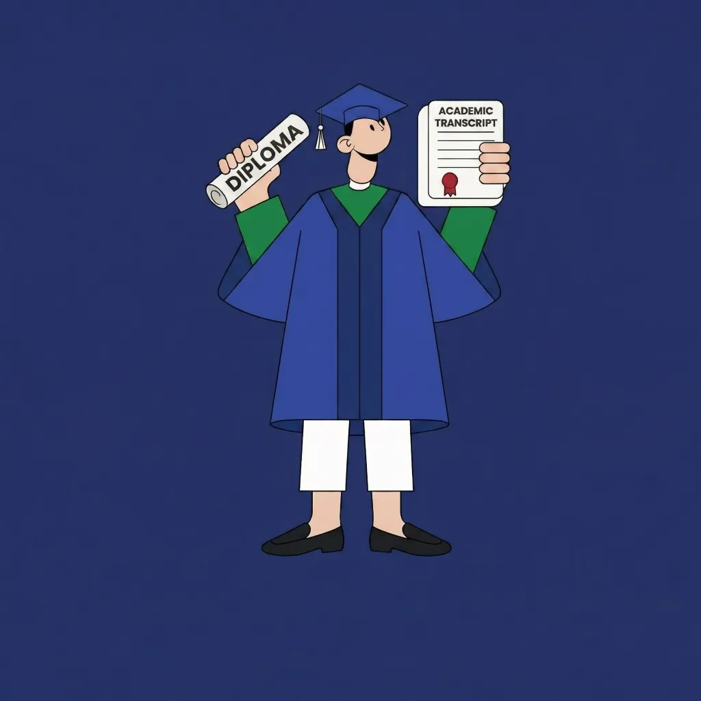 Education documents — diplomas and transcripts